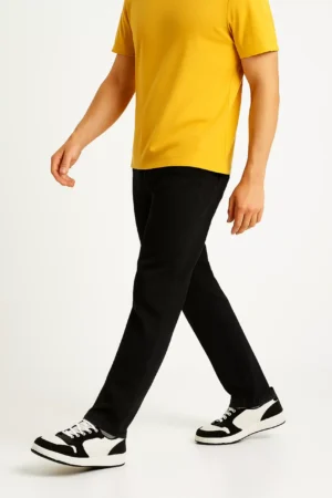 Celio-C15 Straight Jeans - Black