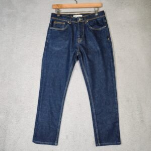Zara Classic Solid Slim Dark Blue Jeans