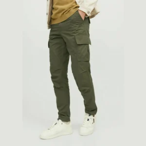 Sorbino Regular Fit Chino Cargo - Olive