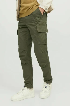 Sorbino Regular Fit Chino Cargo - Olive